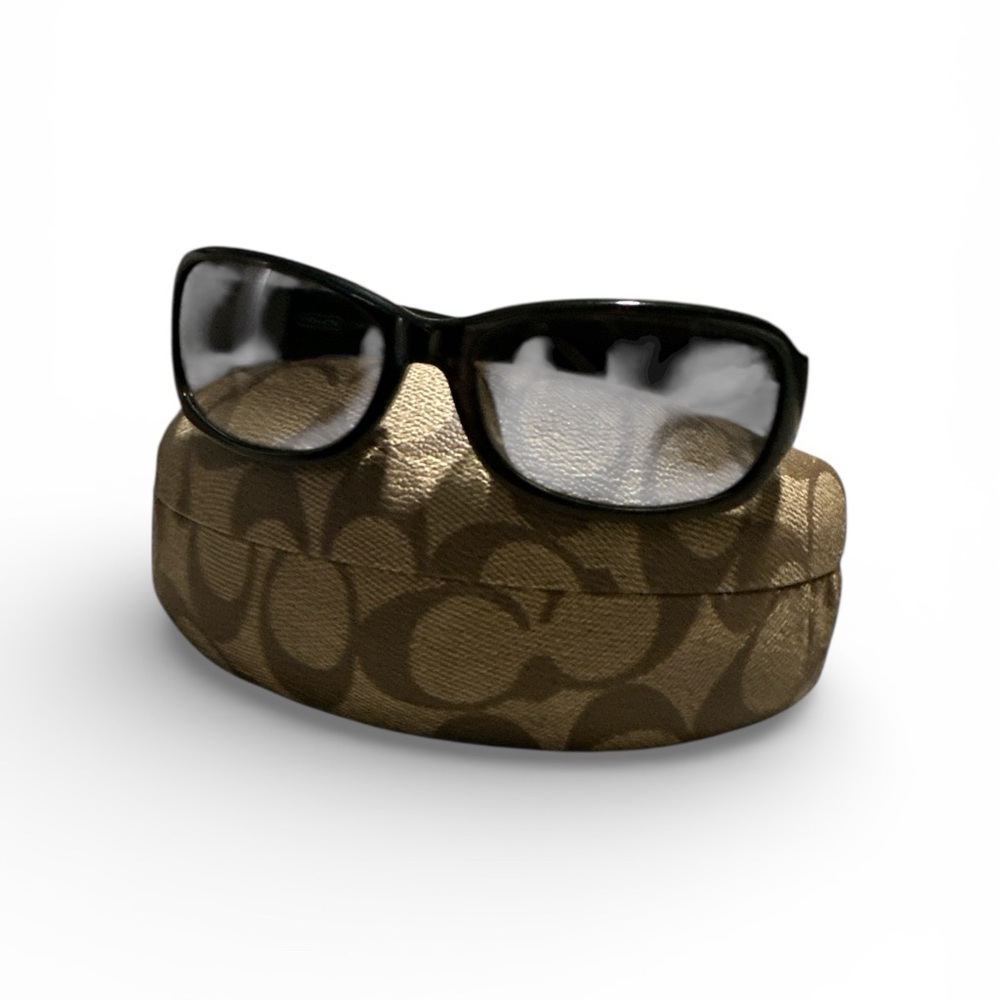Coach vintage Black Sunglasses with Signature Case